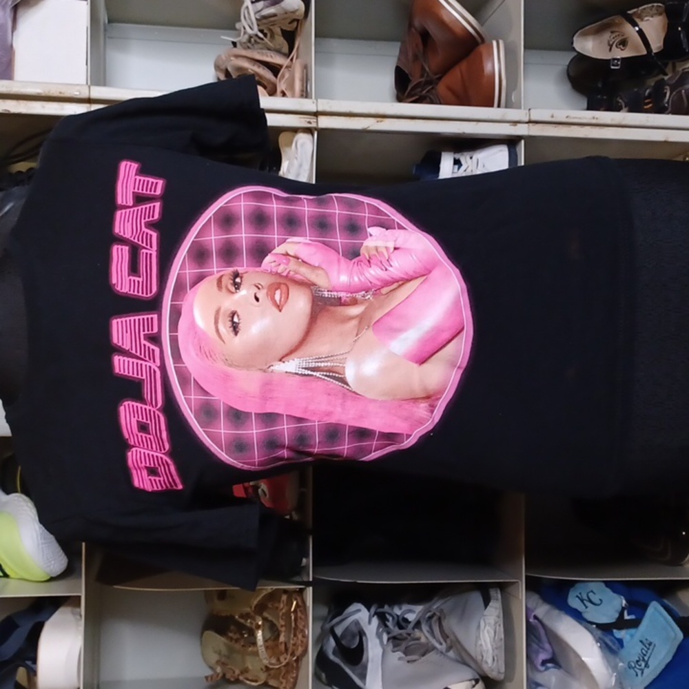 Doja Cat black tshirt top size xs